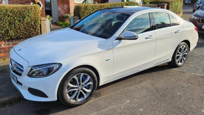 Mercedes-Benz C Class 2.0 C350e Sport Premium 4dr Auto Saloon Petrol / Electric Hybrid White