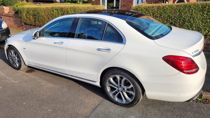 Mercedes-Benz C Class 2.0 C350e Sport Premium 4dr Auto Saloon Petrol / Electric Hybrid White