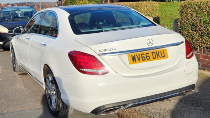 Mercedes-Benz C Class 2.0 C350e Sport Premium 4dr Auto Saloon Petrol / Electric Hybrid White