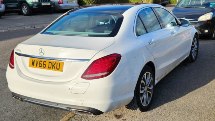 Mercedes-Benz C Class 2.0 C350e Sport Premium 4dr Auto Saloon Petrol / Electric Hybrid White