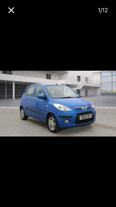 Hyundai i10 1.2 Comfort 5dr Hatchback Petrol BlueHyundai i10 1.2 Comfort 5dr Hatchback Petrol Blue at Chequered Flag GB LTD Leeds