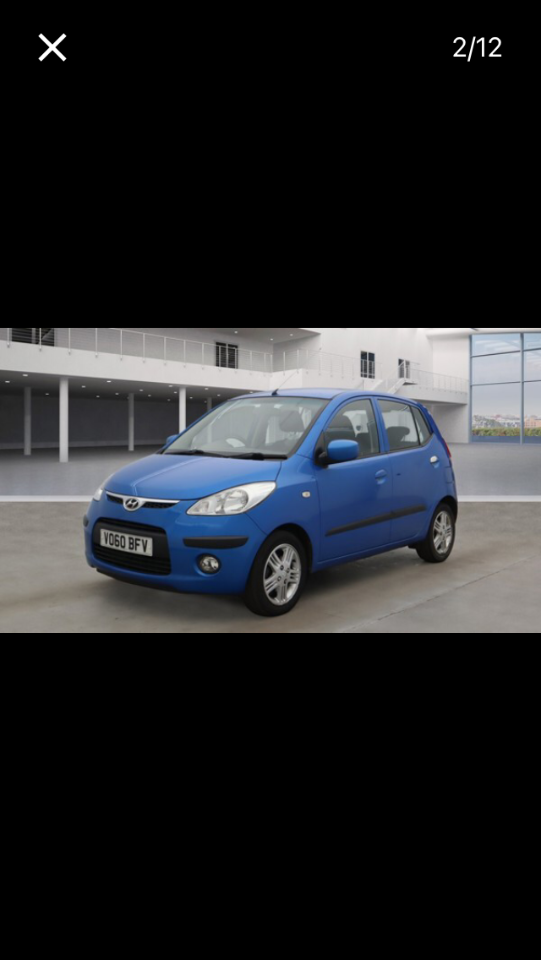 Hyundai i10 1.2 Comfort 5dr Hatchback Petrol Blue