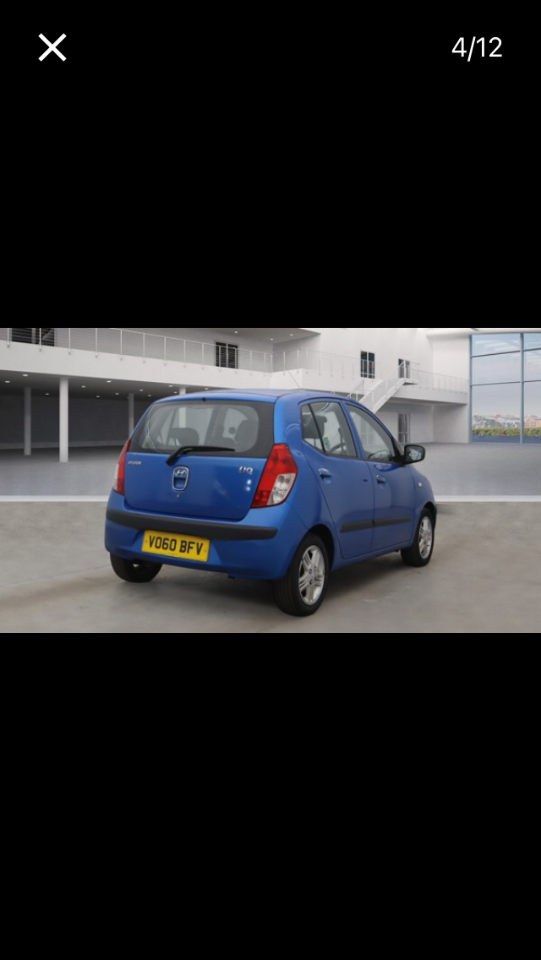 Hyundai i10 1.2 Comfort 5dr Hatchback Petrol Blue