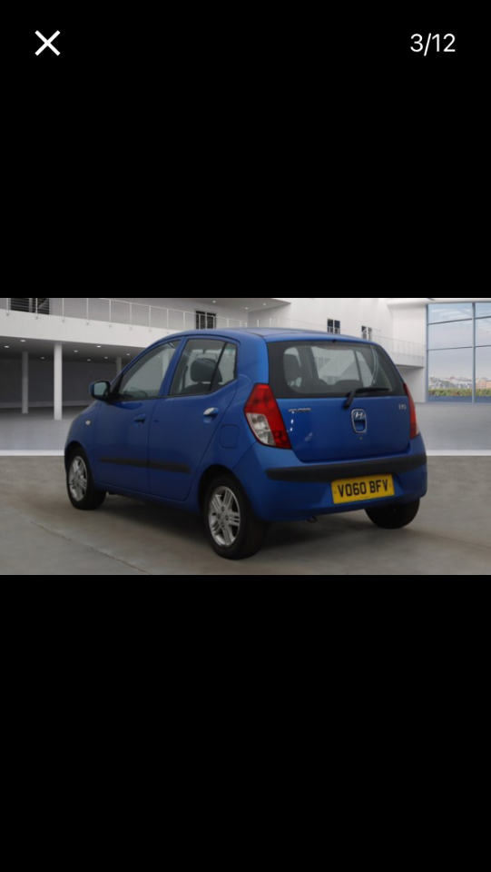 Hyundai i10 1.2 Comfort 5dr Hatchback Petrol Blue