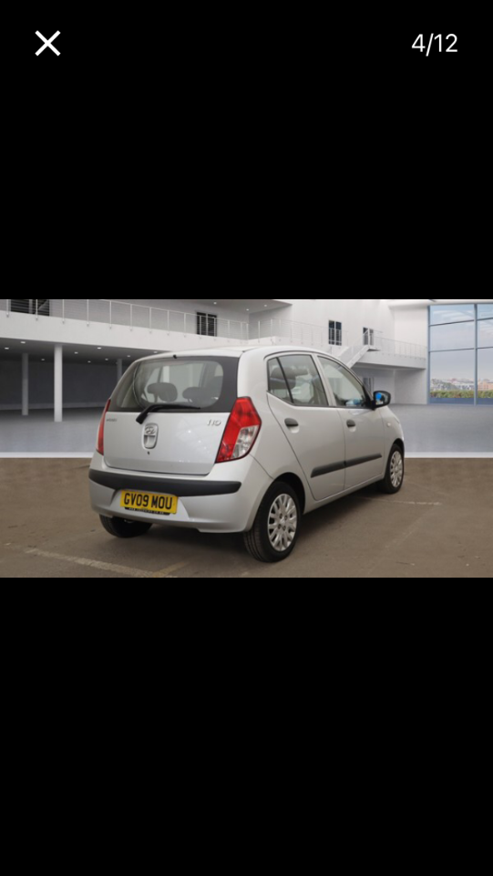 Hyundai i10 1.2 Classic 5dr Hatchback Petrol Silver