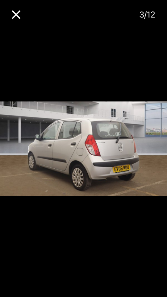 Hyundai i10 1.2 Classic 5dr Hatchback Petrol Silver