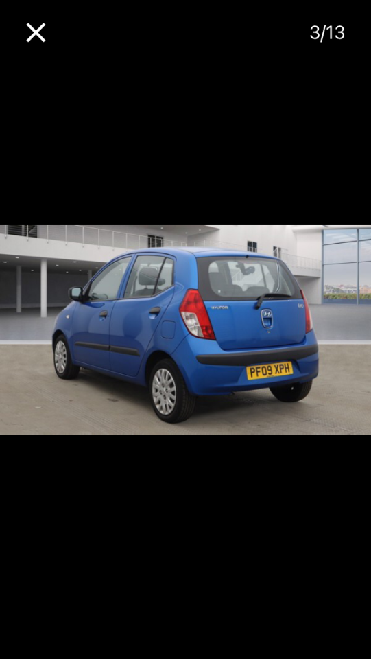 Hyundai i10 1.2 Classic 5dr Hatchback Petrol Blue