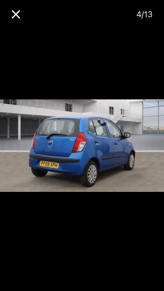 Hyundai i10 1.2 Classic 5dr Hatchback Petrol Blue