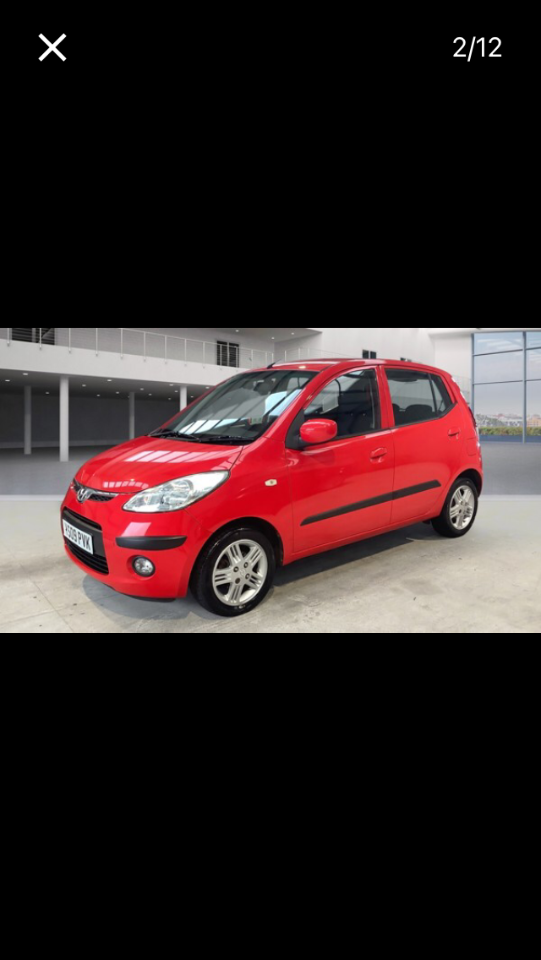 Hyundai i10 1.2 Comfort 5dr Hatchback Petrol Red