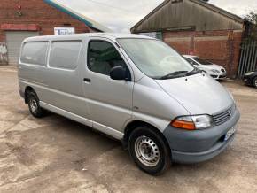 TOYOTA HIACE 2002 (52) at Chequered Flag GB LTD Leeds