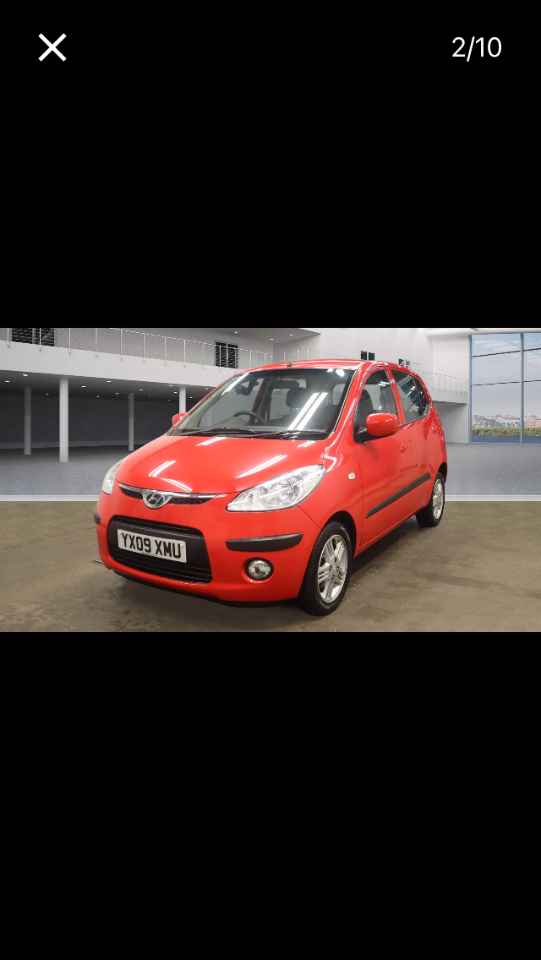 Hyundai i10 1.2 Comfort 5dr Hatchback Petrol Red