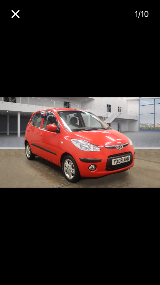 Hyundai i10 1.2 Comfort 5dr Hatchback Petrol Red