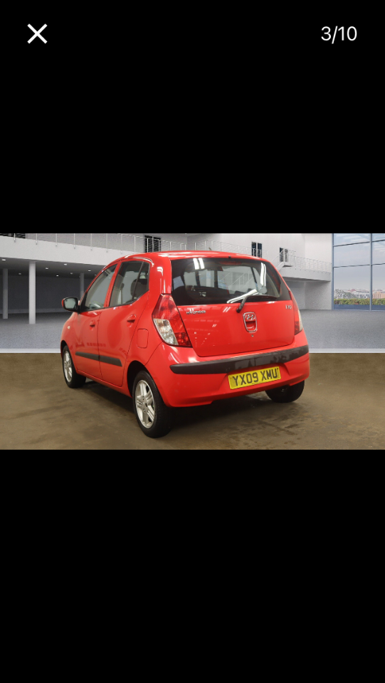 Hyundai i10 1.2 Comfort 5dr Hatchback Petrol Red