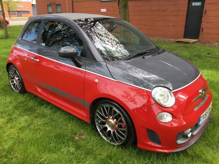 Abarth 595 1.4 T-Jet Turismo 2dr Auto Convertible Petrol Grey/red