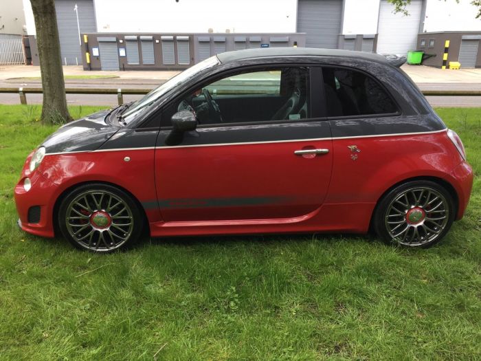 Abarth 595 1.4 T-Jet Turismo 2dr Auto Convertible Petrol Grey/red