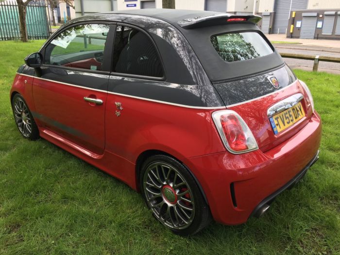 Abarth 595 1.4 T-Jet Turismo 2dr Auto Convertible Petrol Grey/red