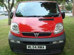 Vauxhall Vivaro 1.9DTi Van 2.7t Panel Van Diesel Red