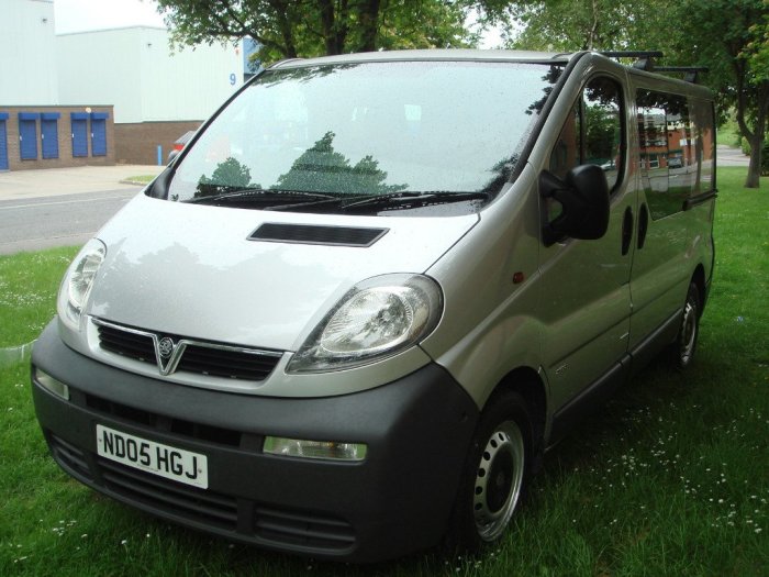 Vauxhall Vivaro 1.9CDTI (100PS) DOUBLECAB 2.9T Commercial Diesel Silver