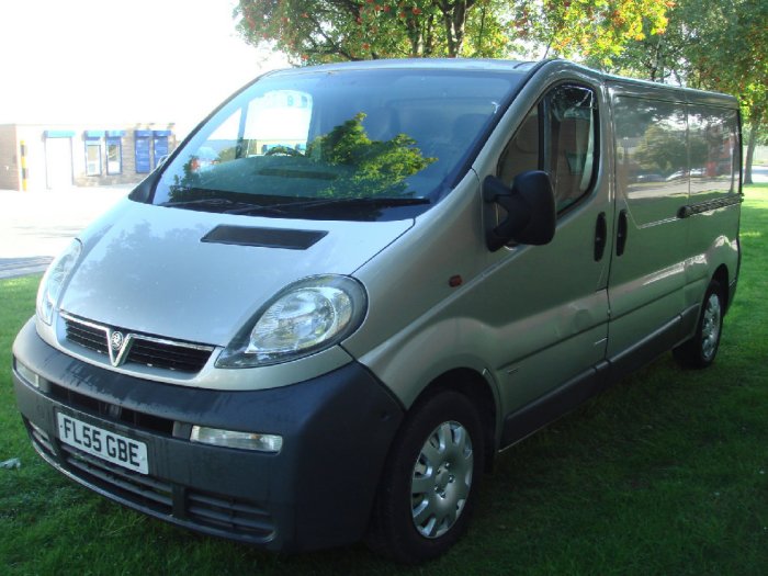 Vauxhall Vivaro 1.9DTi Van 2.9t Genuine PX Bargain To Clear Commercial Diesel Silver