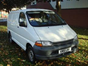 TOYOTA HIACE 2001  at Chequered Flag GB LTD Leeds