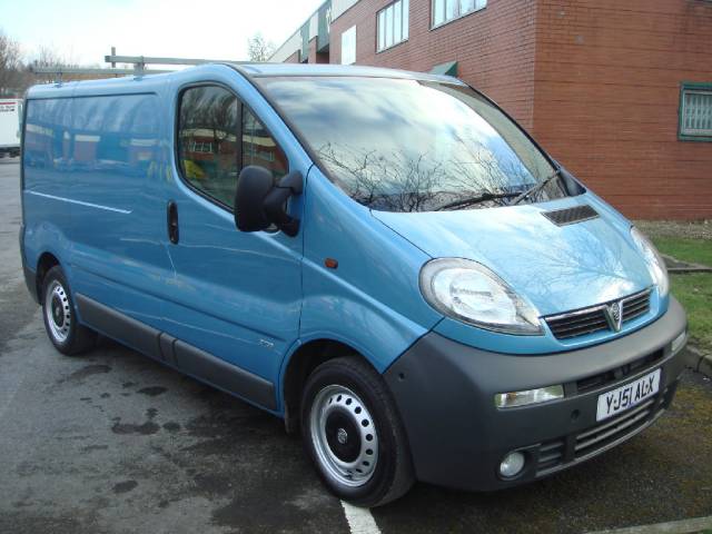 Vauxhall Vivaro 1.9DTi Van 2.7t Stunning Ice Blue Metallic Commercial Diesel Blue