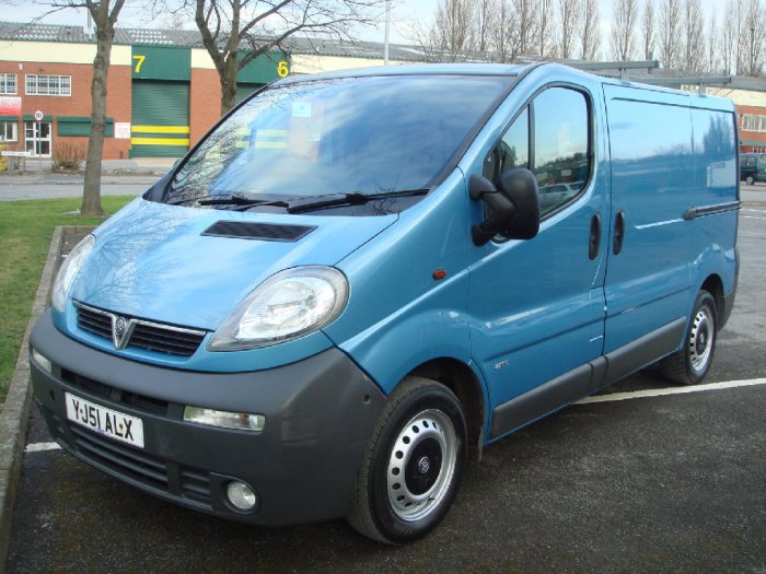 Vauxhall Vivaro 1.9DTi Van 2.7t Stunning Ice Blue Metallic Commercial Diesel Blue