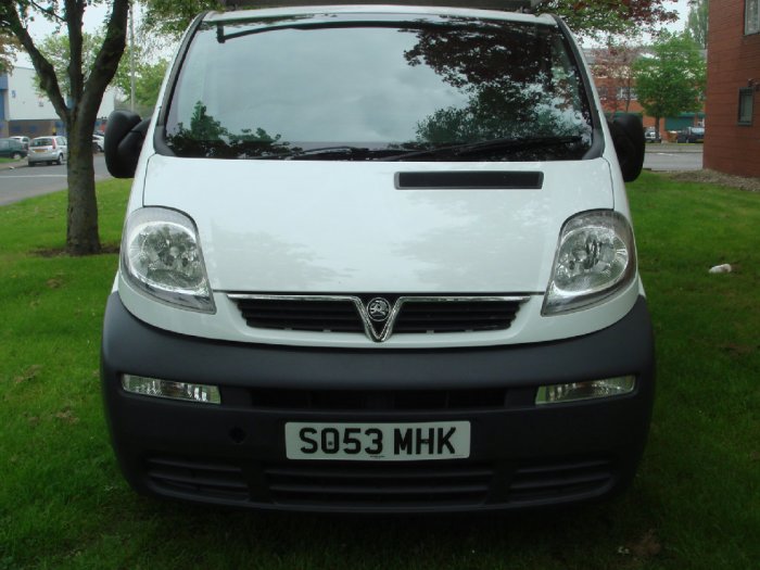 Vauxhall Vivaro 1.9DTi Van 2.7t Panel Van Diesel WHITE
