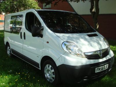 Vauxhall Vivaro 2.0CDTI [115PS] Doublecab 2.9t Commercial Diesel WhiteVauxhall Vivaro 2.0CDTI [115PS] Doublecab 2.9t Commercial Diesel White at Chequered Flag GB LTD Leeds