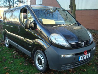 Vauxhall Vivaro 1.9TD SWB Panel Van Panel Van Diesel BlackVauxhall Vivaro 1.9TD SWB Panel Van Panel Van Diesel Black at Chequered Flag GB LTD Leeds