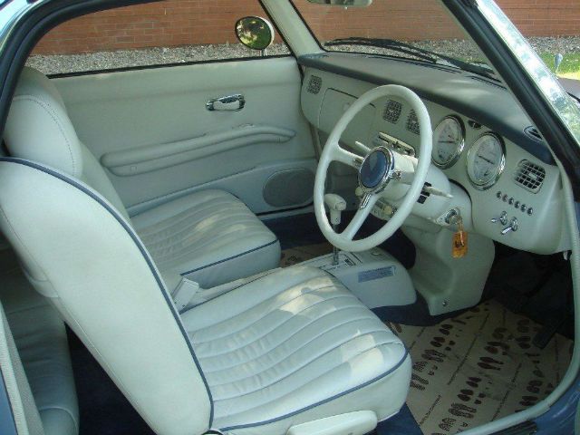 Nissan Figaro 1.0 Turbo Convertible Petrol Duck Egg Blue